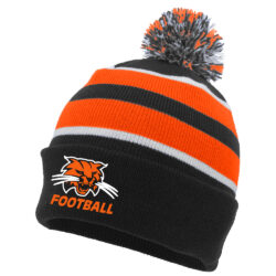 Willowick Football Pom-Pom Knit Cap