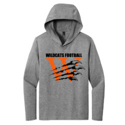 Willowick Football Tri-Blend Long-Sleeve Hoodie T-Shirt